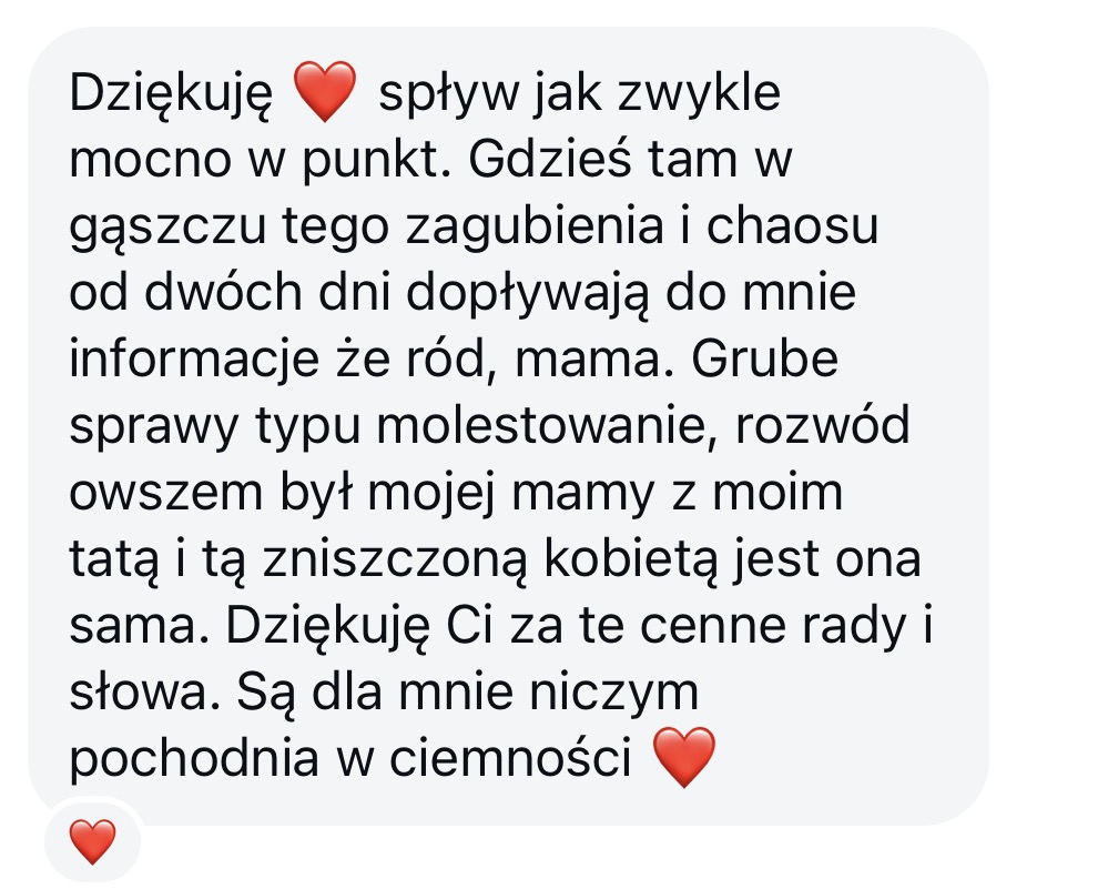 Oryginalna wiadomość klienta — opinia 38